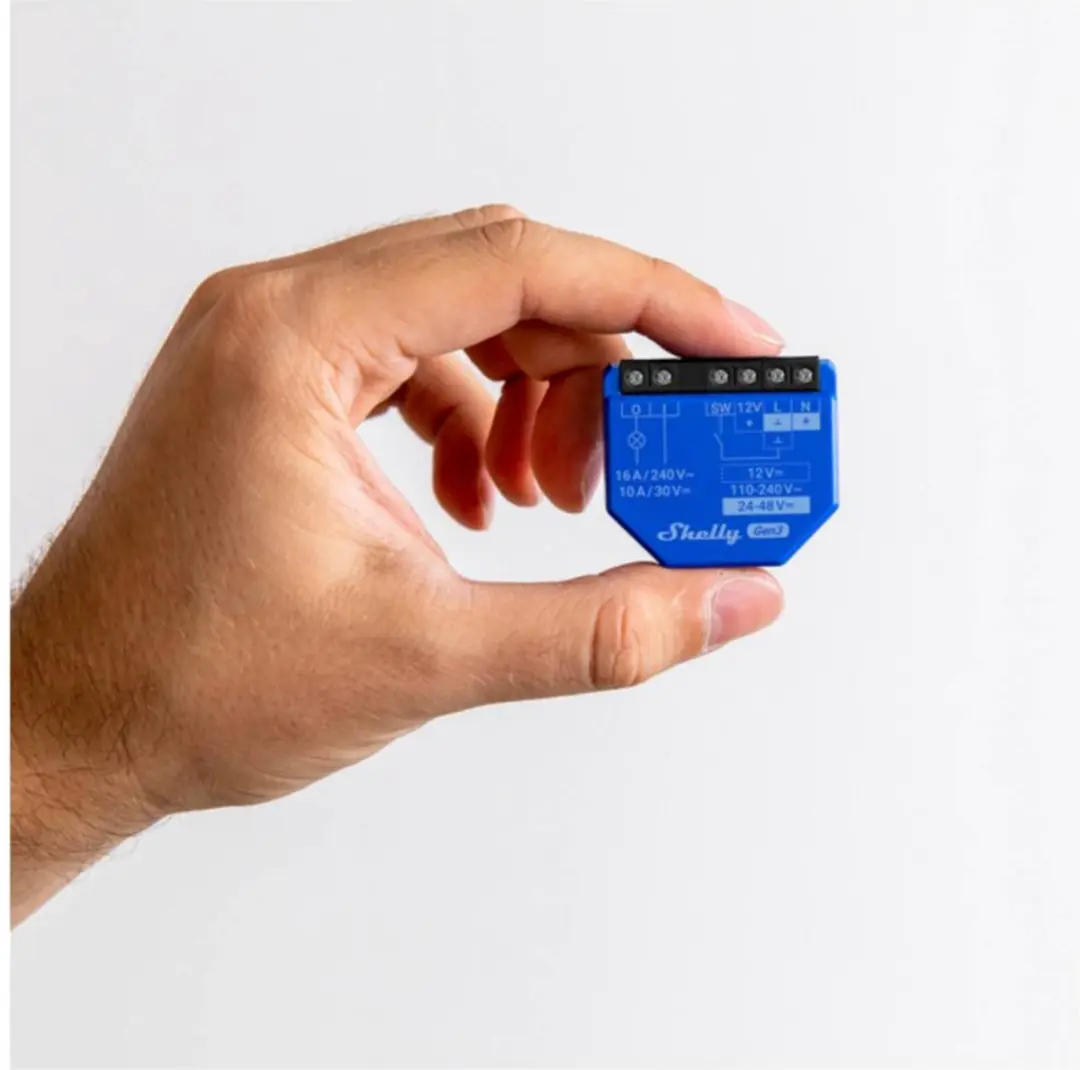 Shelly 1 Gen3 Slimme Schakelaar - Blauw
