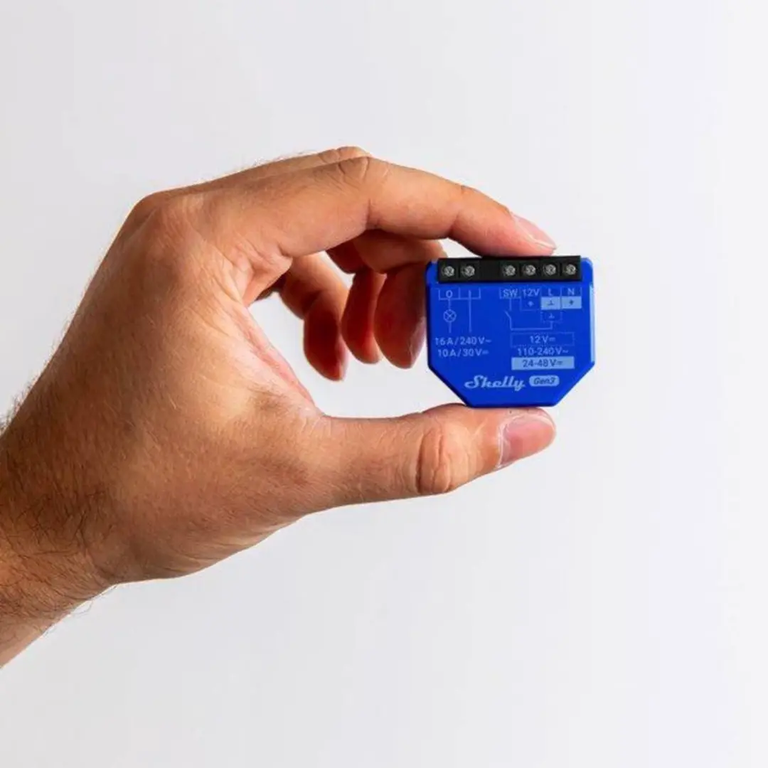 Shelly 1 Gen3 Slimme Schakelaar - Blauw