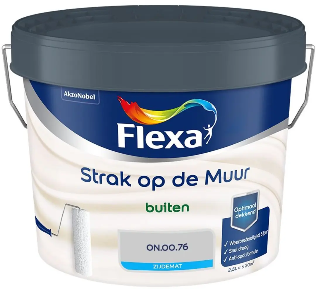 Flexa Strak Op De Muur Buiten Zijdemat ON.00.76 Mengverf 2,5L