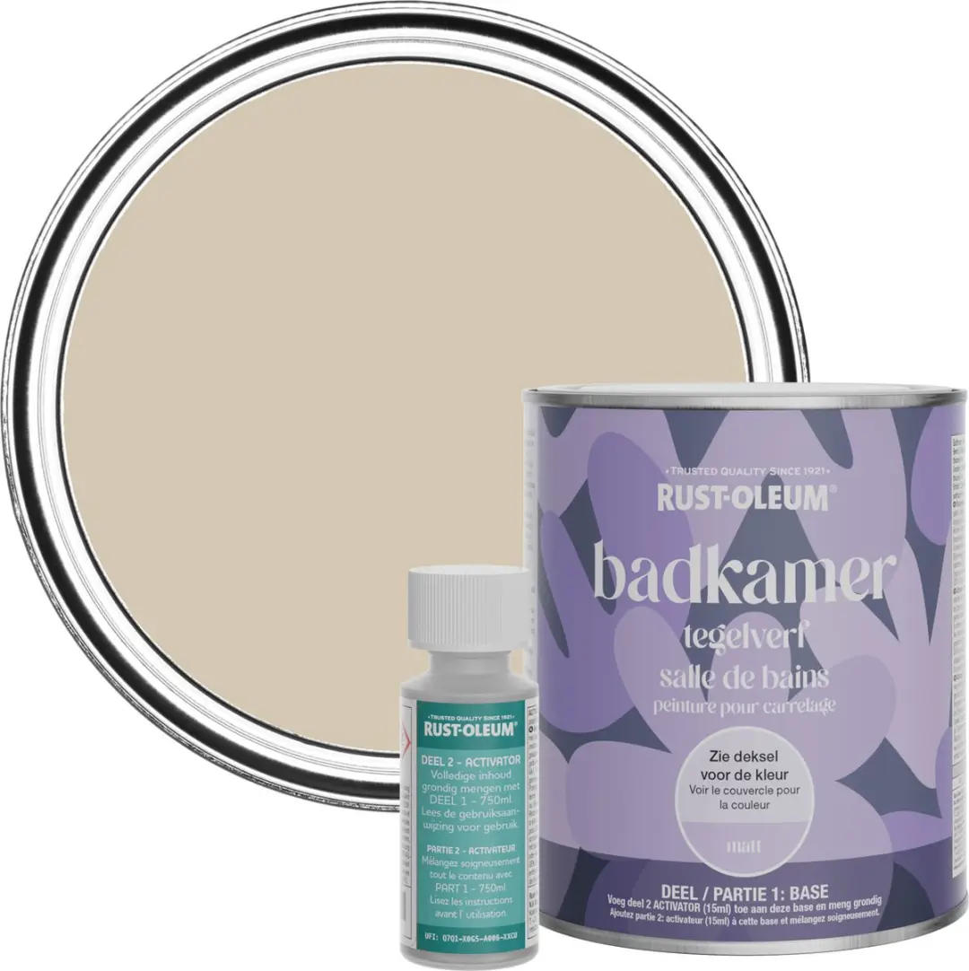 Rust-Oleum Badkamer Tegelverf Matt Karamel 750ml