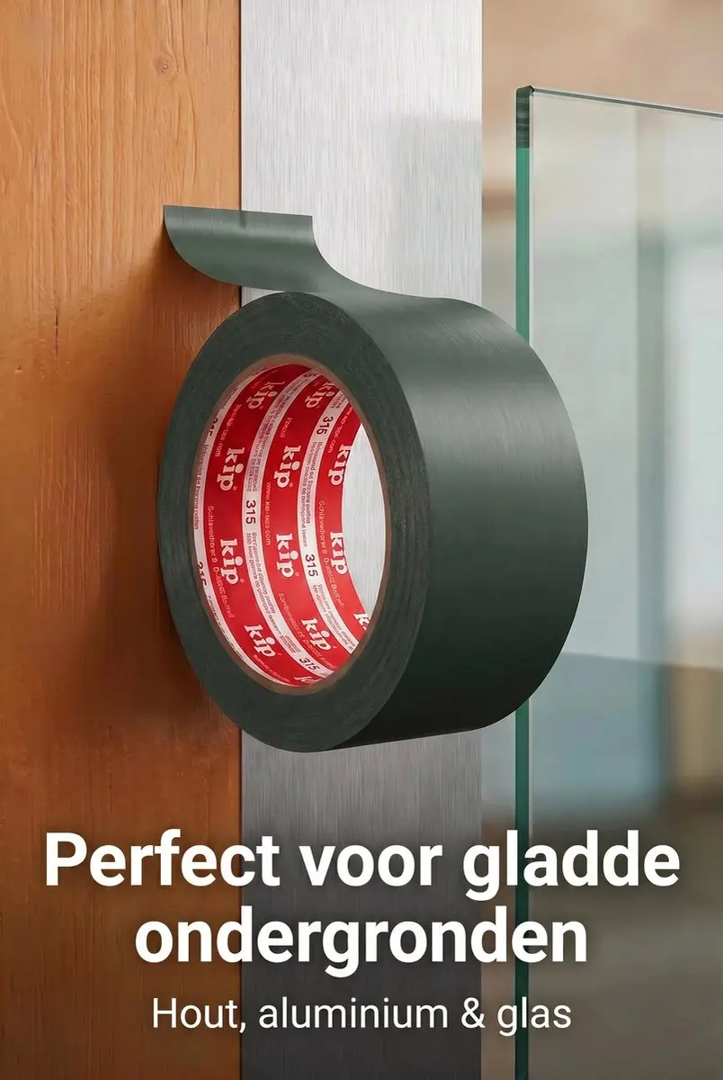 Kip PVC Masking Tape 50mm - Groen
