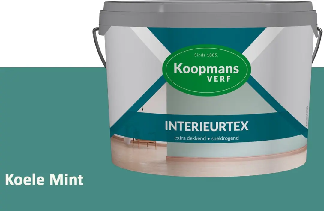 Koopmans Interieurtex Matte Muurverf Koele Mint 7,5L