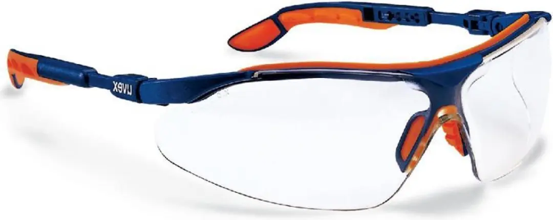 Uvex i-vo 9160-065 Veiligheidsbril - Blauw/Oranje