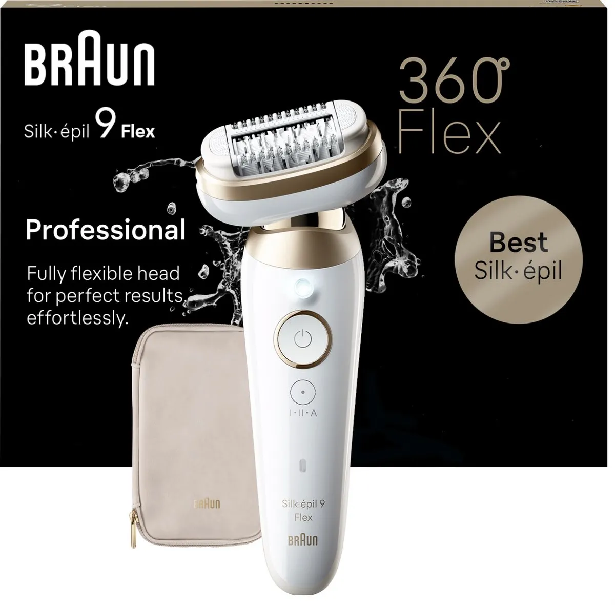 Braun Silk-épil 9 Flex Epilator - Draadloos - Nat & Droog - 5 Opzetstukken