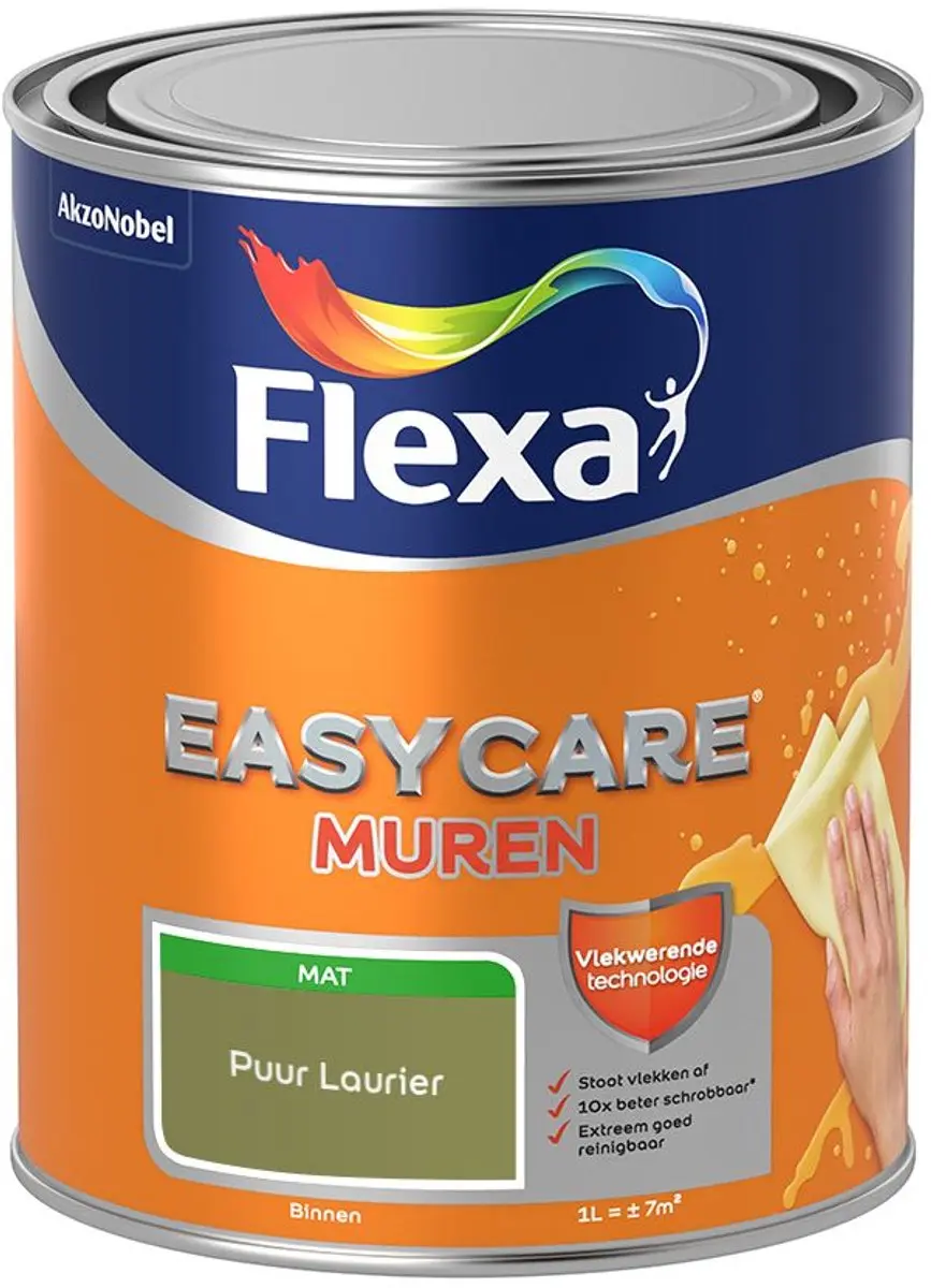 Flexa Easycare Muren Puur Laurier Mengverf 1L