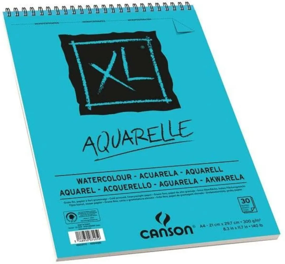 Canson Aquarelle XL 300g/m² Aquarelblok - 5 Stuks