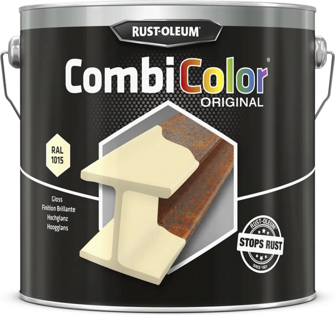 Rust-Oleum CombiColor Hoogglans Ivoor RAL 1015 - 20ml