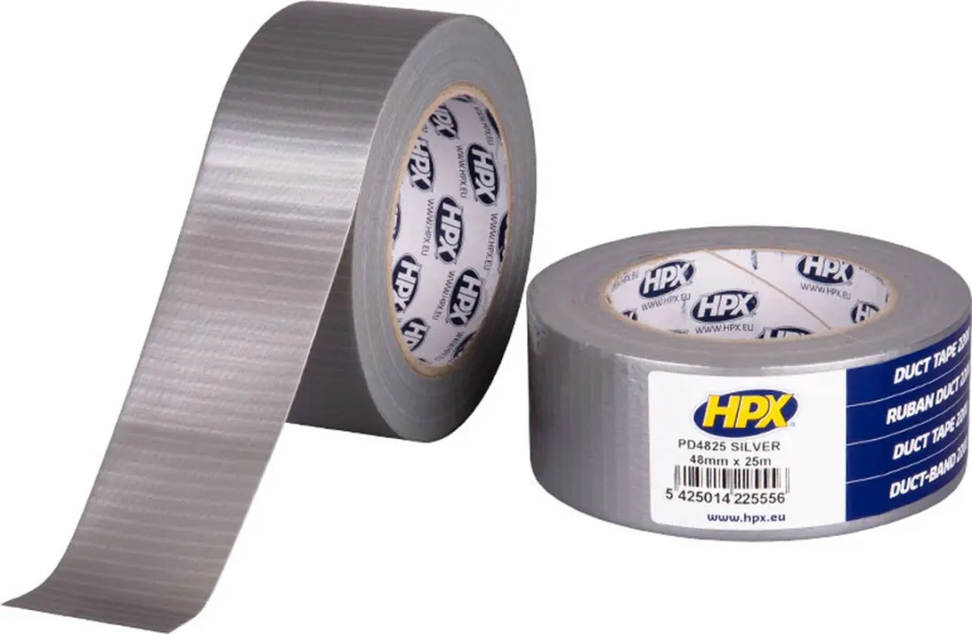 HPX Duct Tape 2200 - 48mm x 25m Zilver