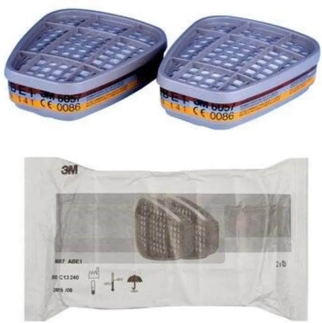 3M 6057 Gas- en Dampfilter ABE1 - 2 Stuks