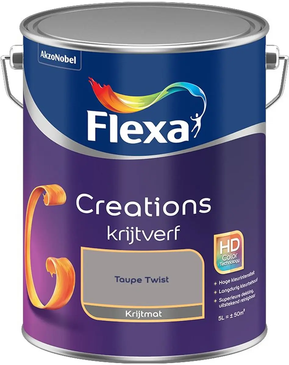 Flexa Creations Muurverf Taupe Twist
