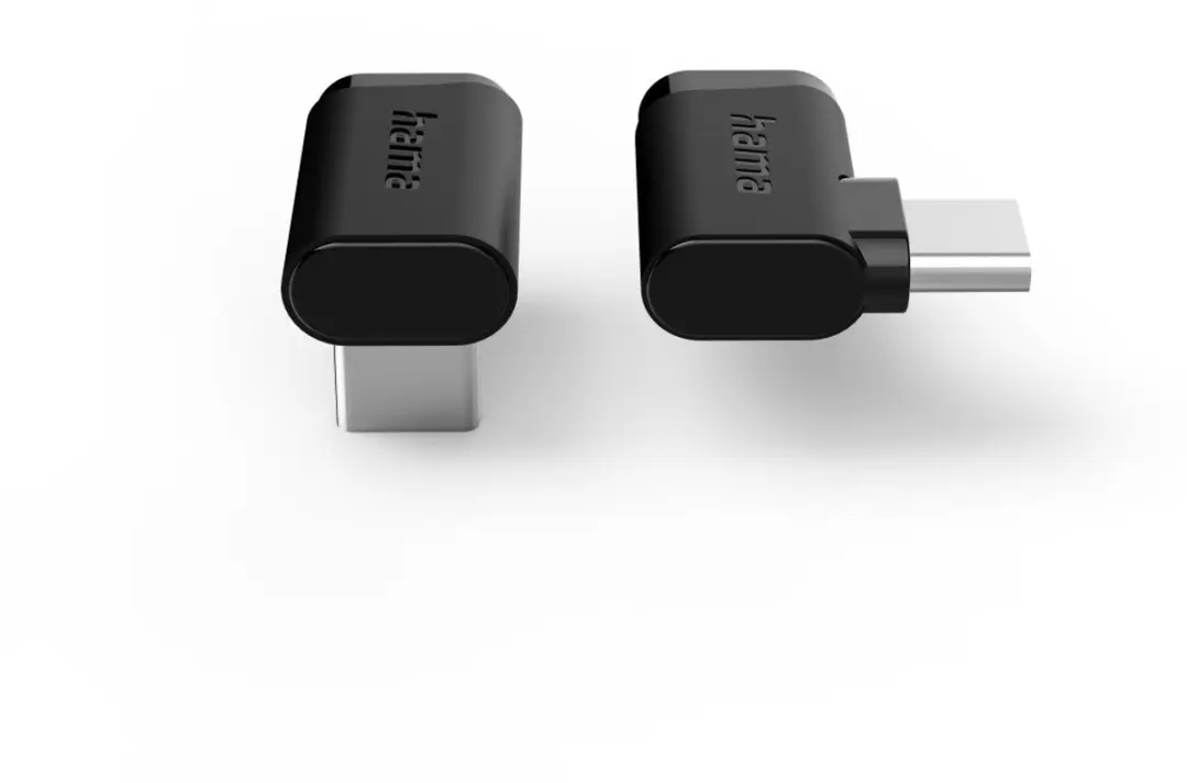 Hama USB-C Hoekadapter 90° 240W USB 3.2 Gen2 - 2 Stuks