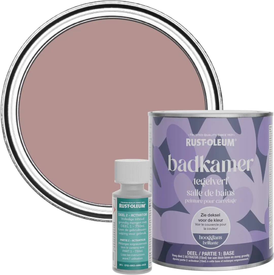 Rust-Oleum Badkamertegelverf Blush 750ml