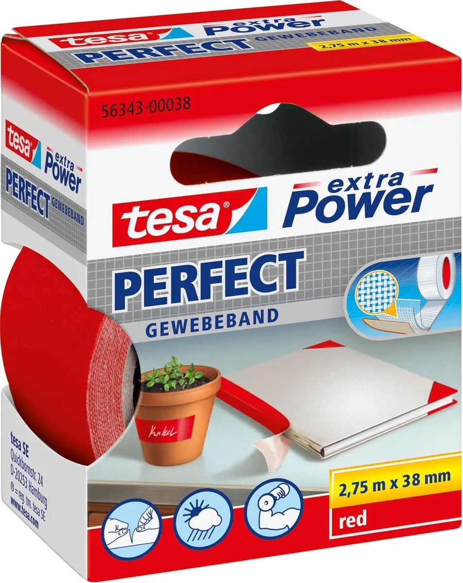 Tesa Textieltape Extra Power 38mm