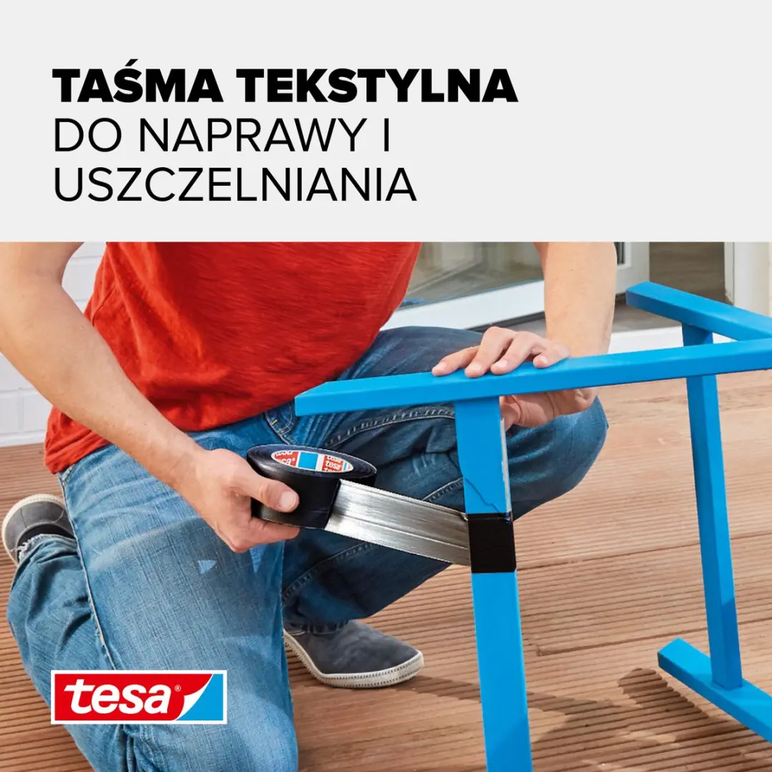 Tesa Extra Power Universal Duct Tape 10m x 50mm - Zwart