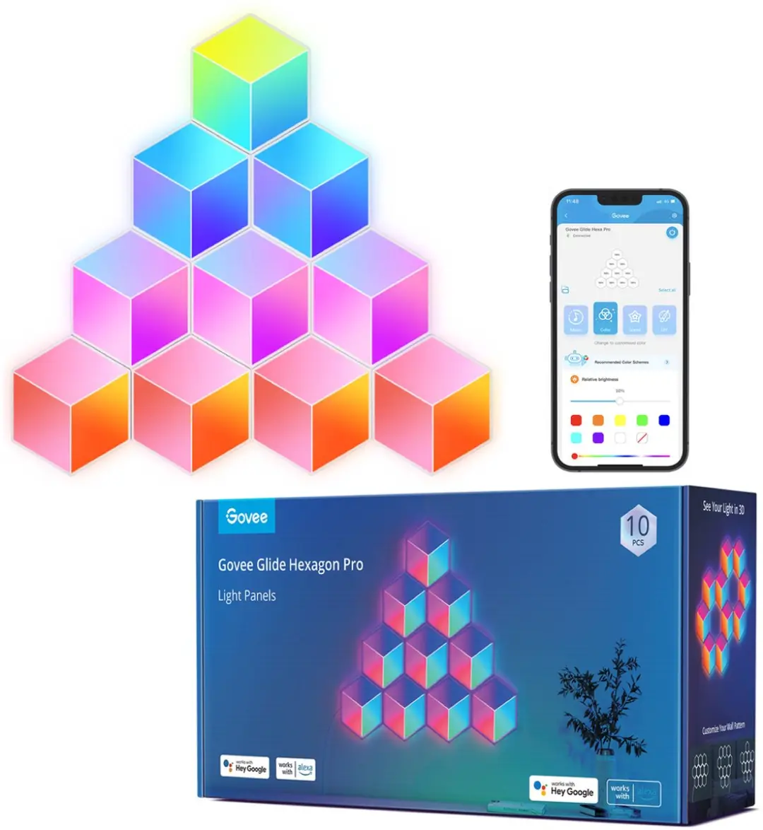 Govee Glide Hexagon Pro H6066302 Lichtpanelen