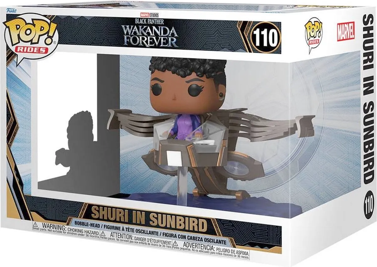 Funko Pop! Marvel Black Panther Wakanda Forever Shuri Sunbird #110