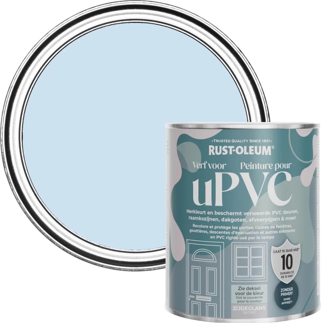 Rust-Oleum Poederblauw Zijdeglans Verf 750ml