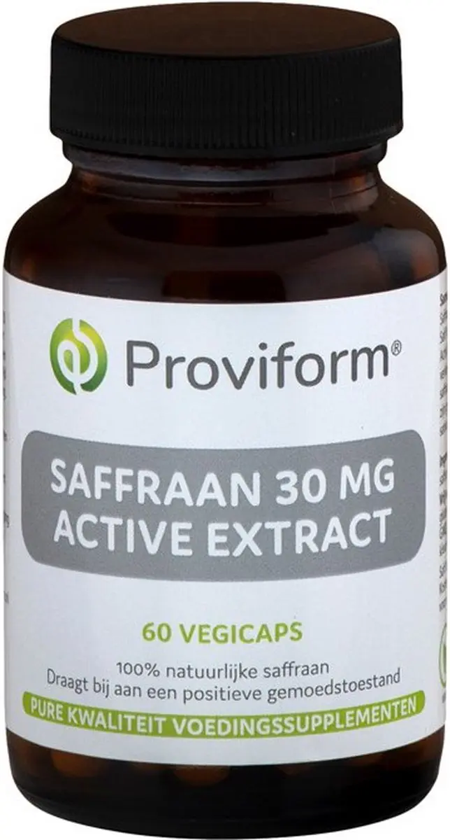Proviform Saffraan 30mg Actief Extract 60 Vegetarische Capsules