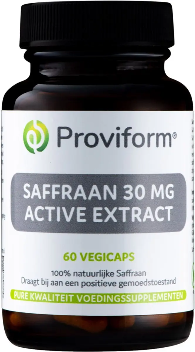 Proviform Saffraan 30 mg active extract 60 Vegetarische capsules