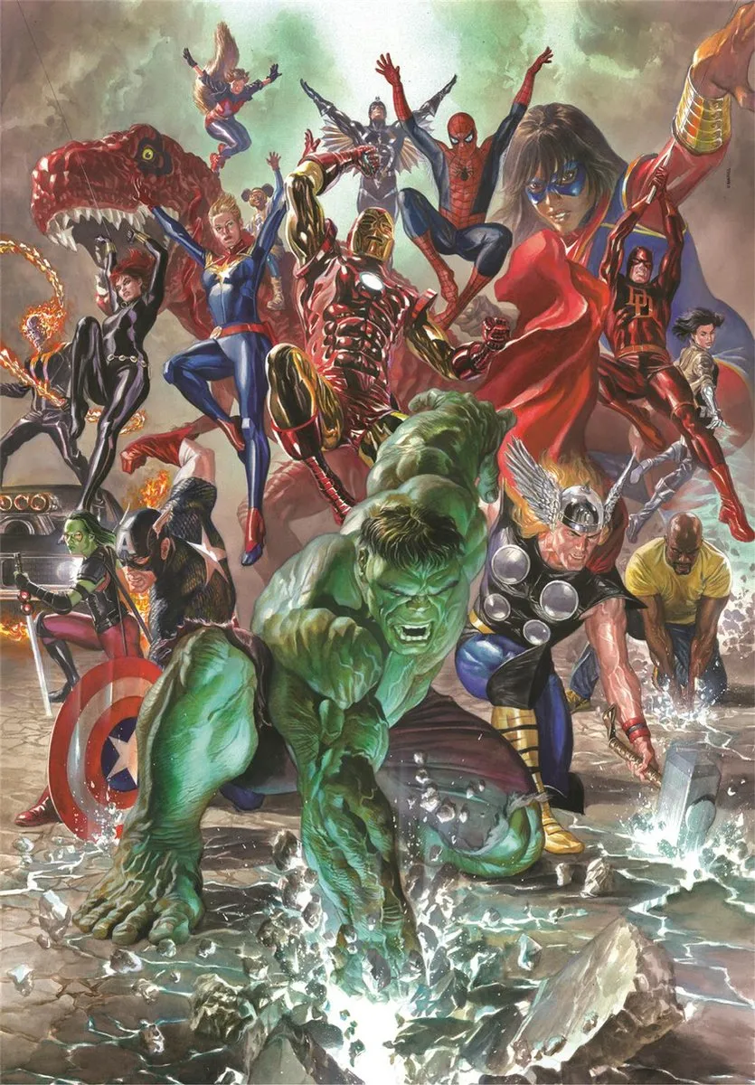 Clementoni Marvel Puzzel 500 Stuks - Multicolor