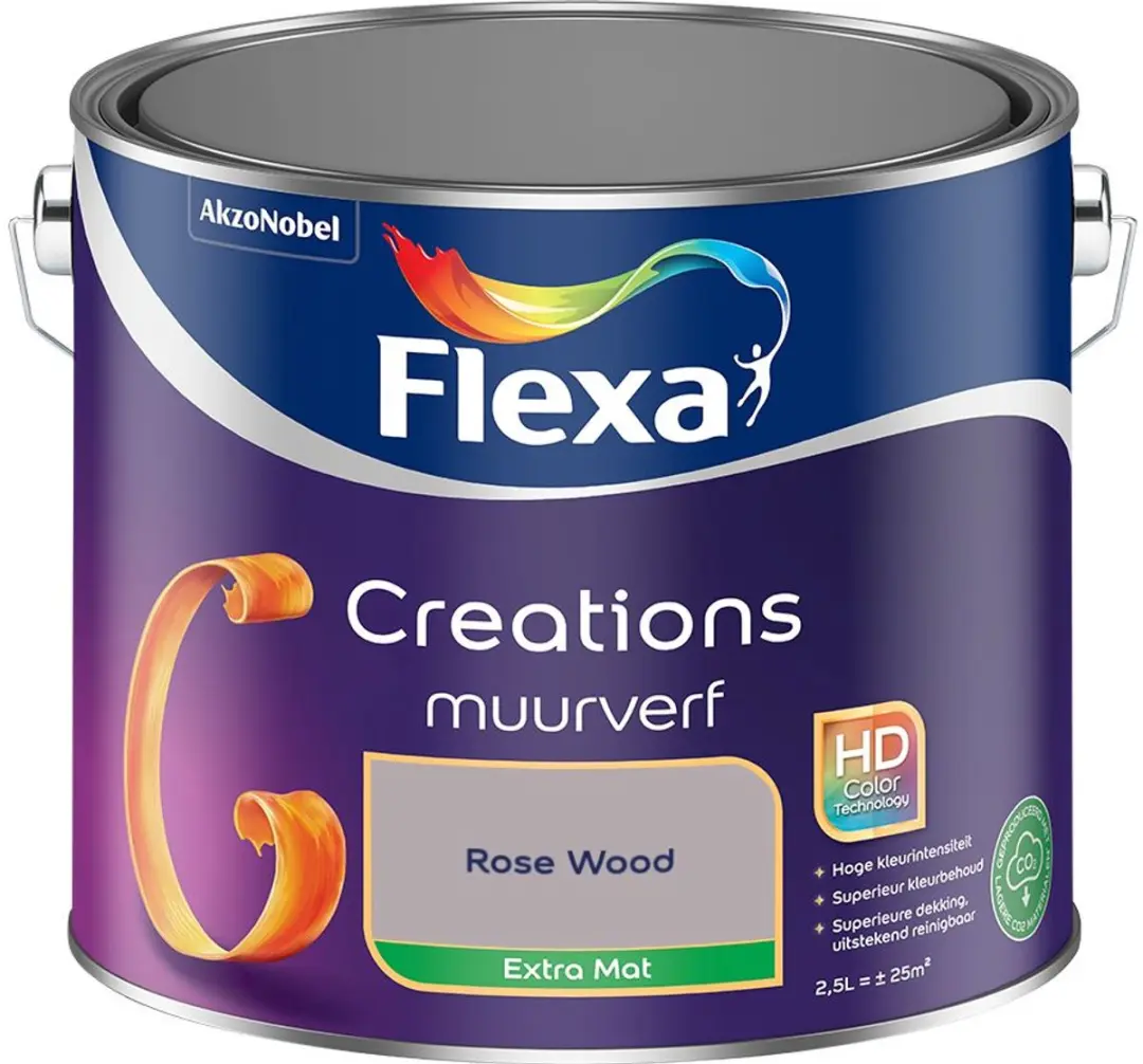 Flexa Creations Muurverf Extra Mat Rose Wood 2,5L