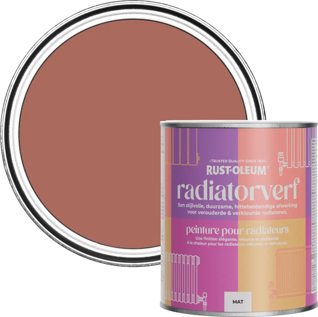 Rust-Oleum Rode Radiatorverf Zalm 750ml