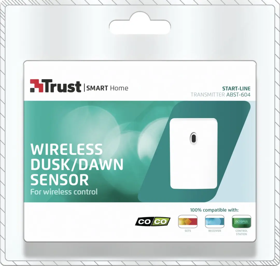 Trust ABST-604 Draadloze Schemersensor - Wit