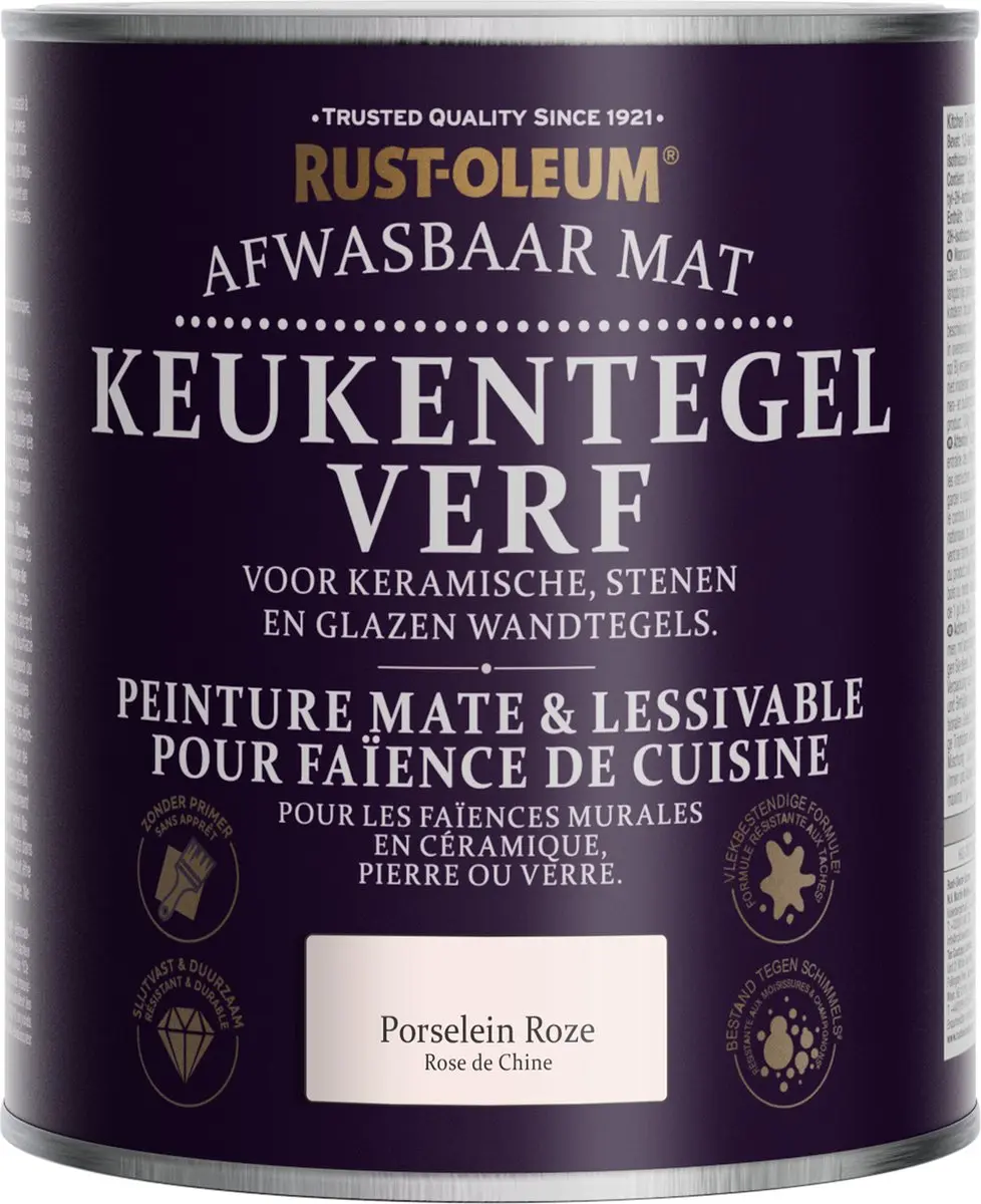 Rust-Oleum Porselein Roze Verf 750ml
