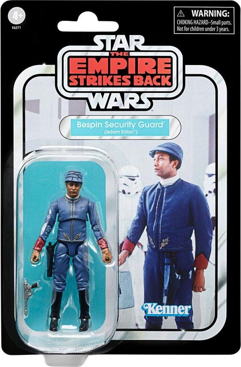 Hasbro Star Wars Actiefiguur Bespin Security Guard (Isdam Edian) 10 cm Episode V Vintage Collection 2022 Multicolours