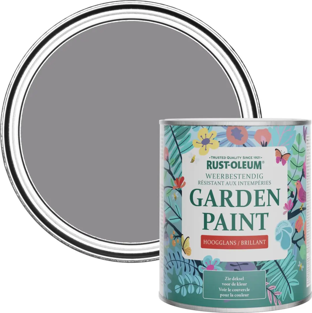 Rust-Oleum Paars Tuinverf Hoogglans Iris 750ml