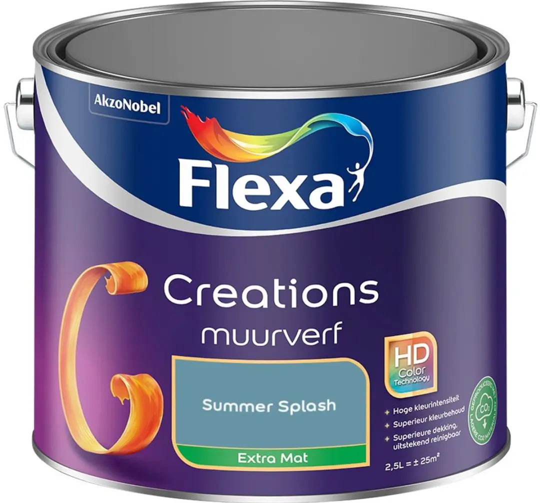 Flexa Creations Muurverf Extra Mat Summer Splash 2,5L