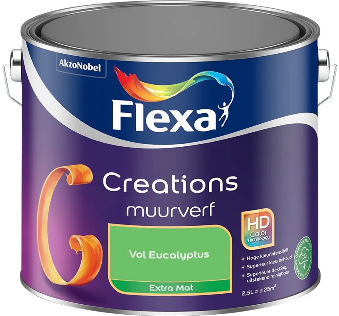 Flexa Creations Muurverf Extra Mat Vol Eucalyptus 2,5L