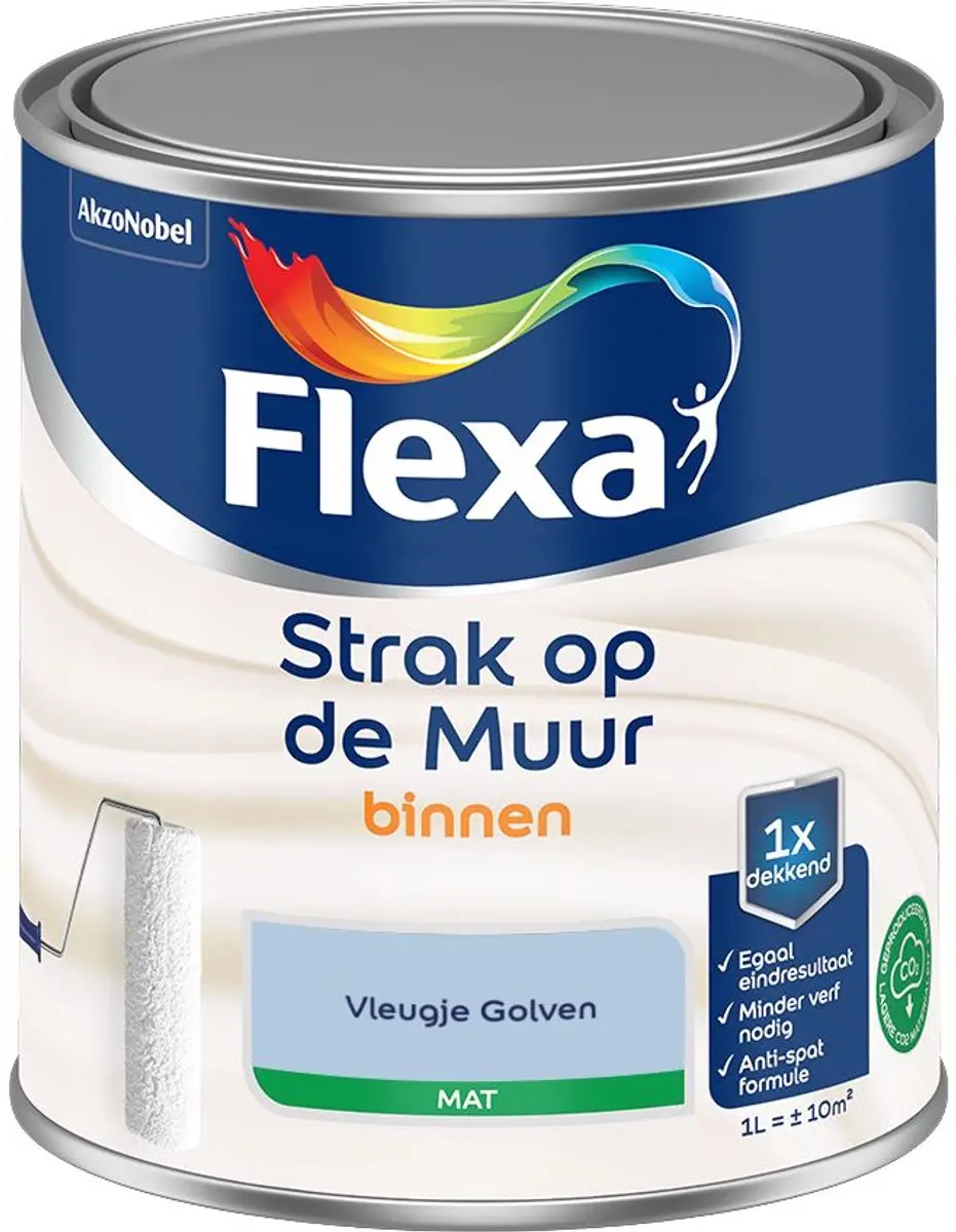 Flexa Strak Op De Muur Binnen Mat Vleugje Golven