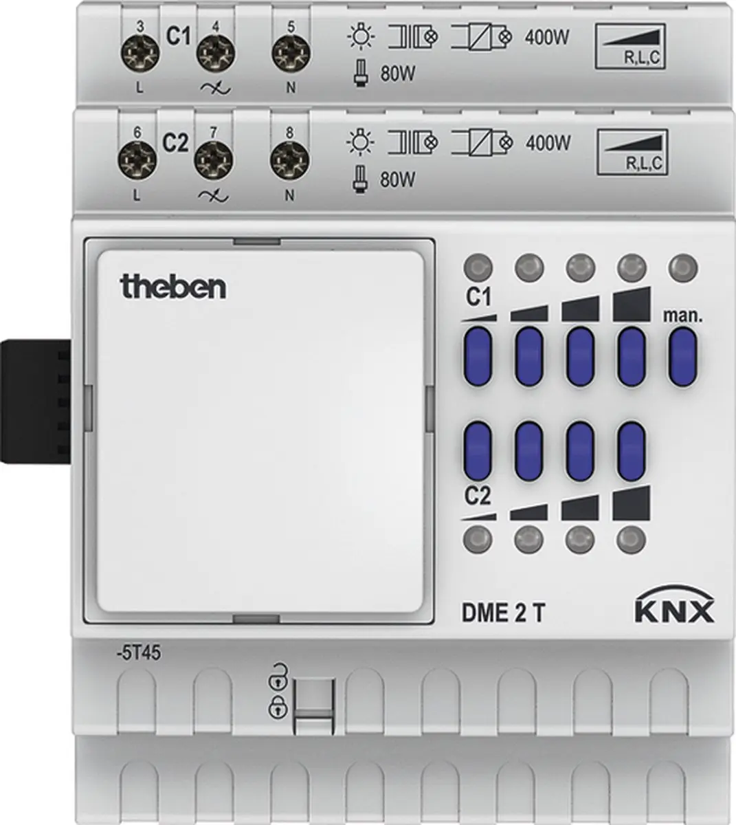 Theben DME 2 T KNX Dimactor Uitbreiding 2-Kanaals