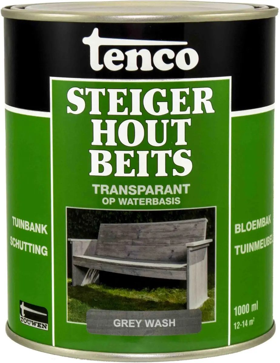 Tenco Steigerhoutbeits Antraciet 1L