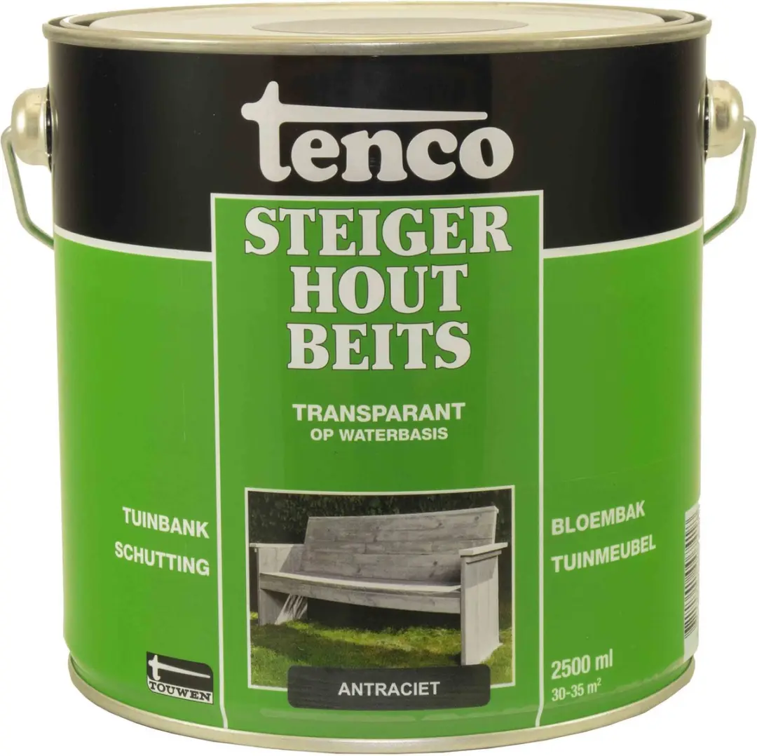 Tenco Steigerhoutbeits Antraciet 1L