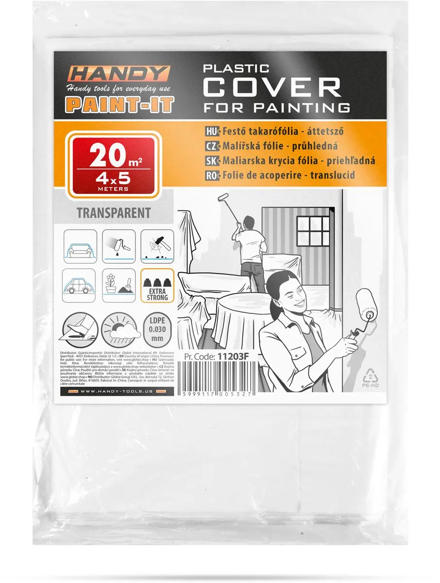 Handy Afdekfolie Schilderen 30 Micron