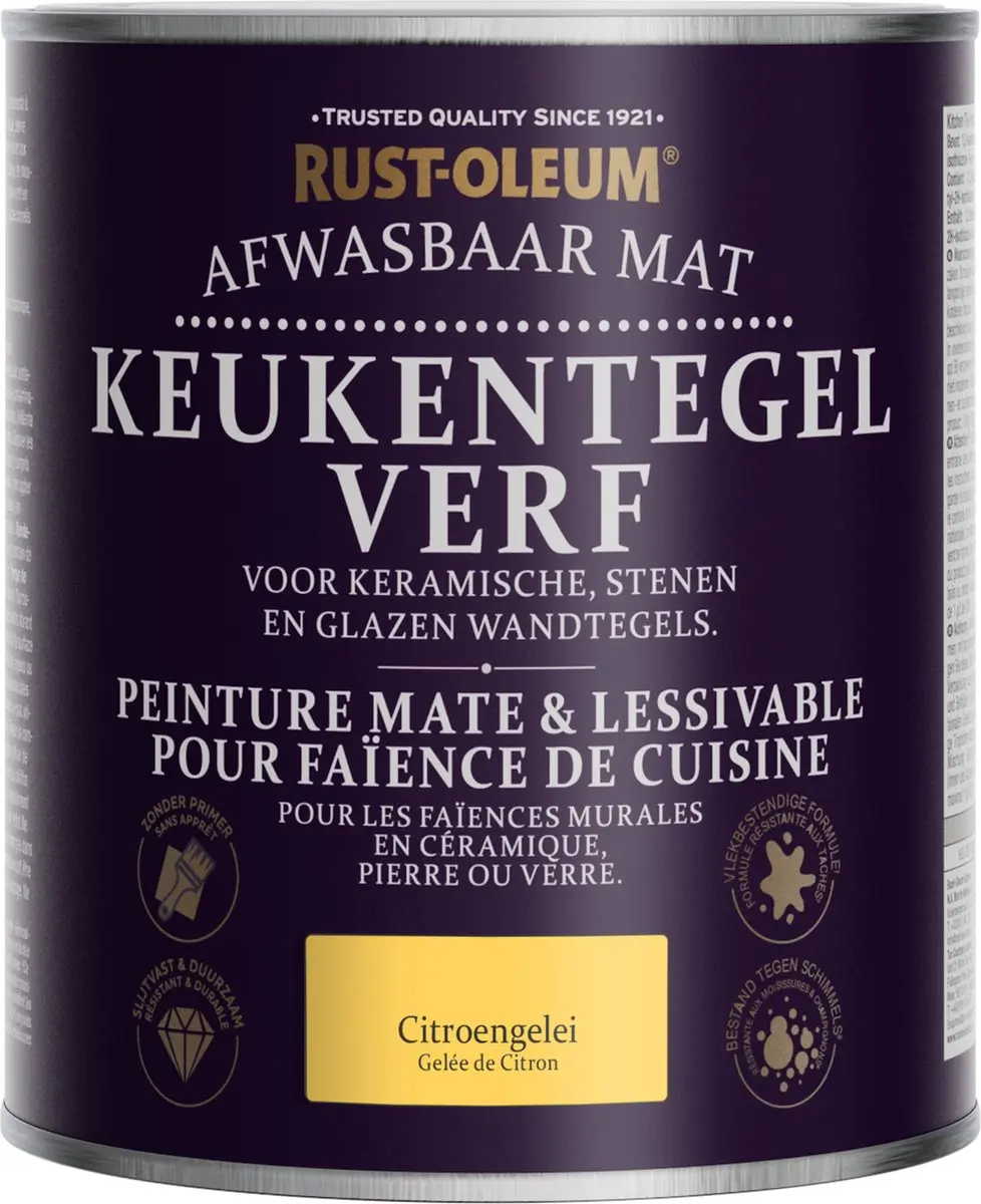 Rust-Oleum Gele Verf Citroengelei 750ml