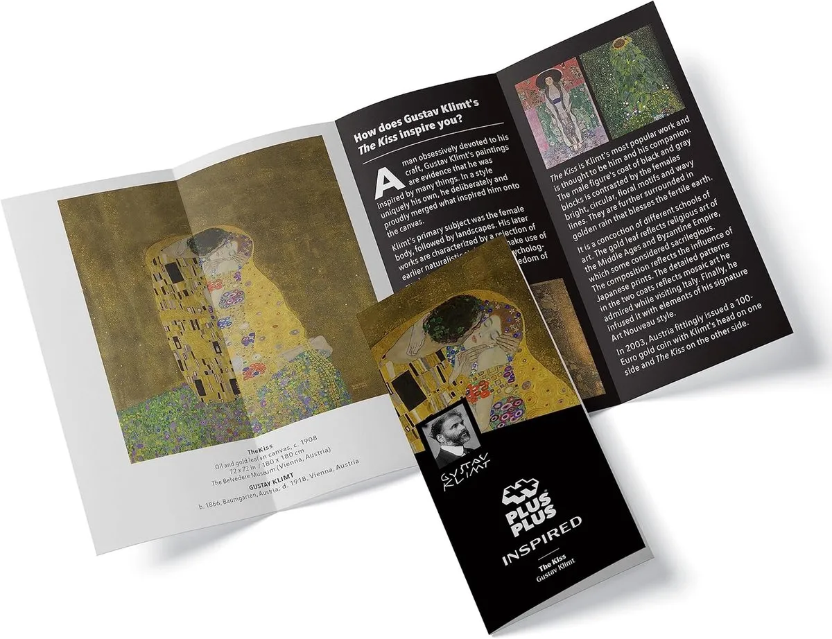 Plus-Plus Klimt The Kiss Bouwset 350 Stuks