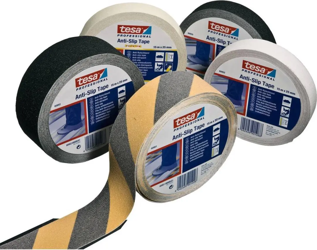 Tesa Anti-Sliptape 60950-00000-00 Zwart - 15m x 25mm