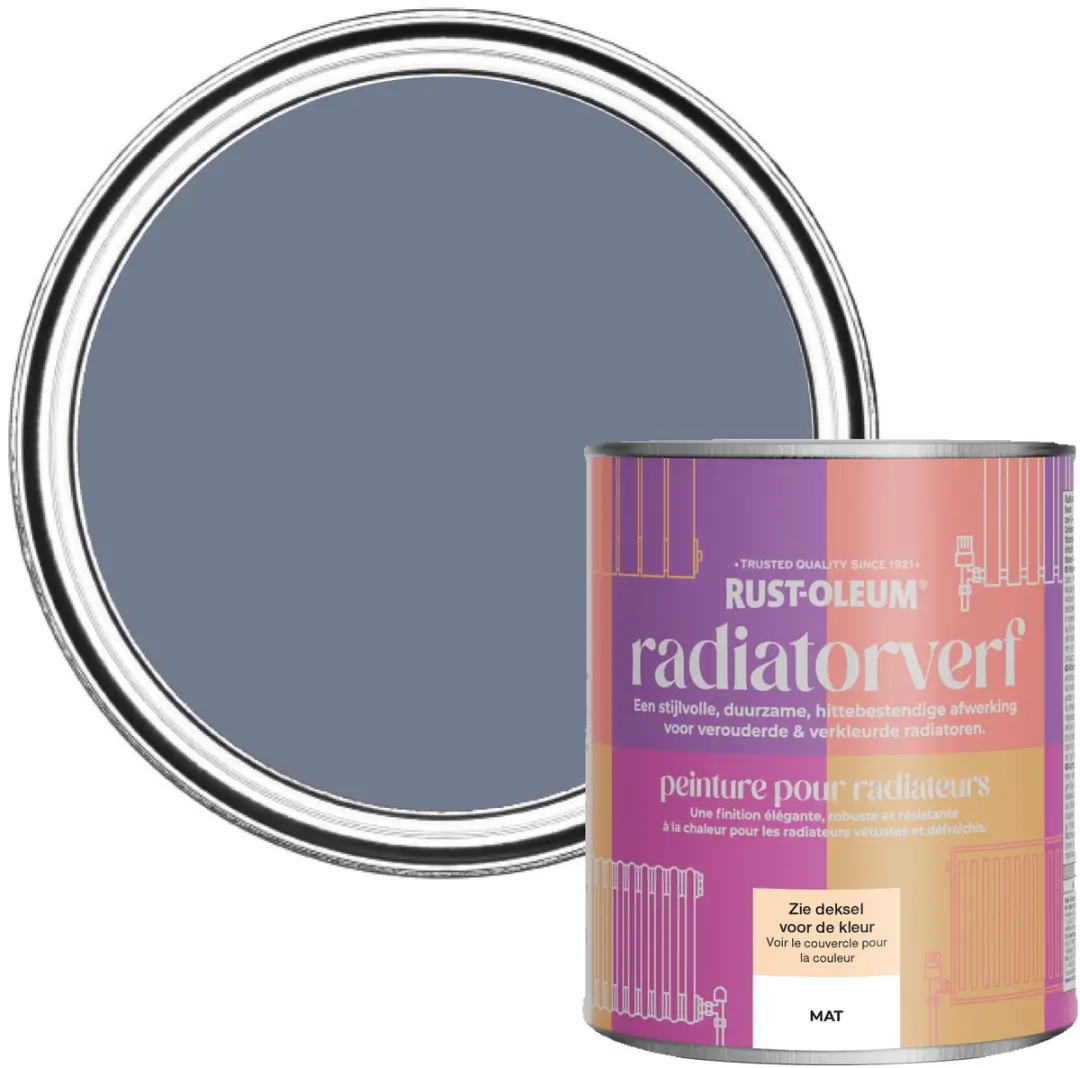 Rust-Oleum Radiatorverf Mat Hush 750ml