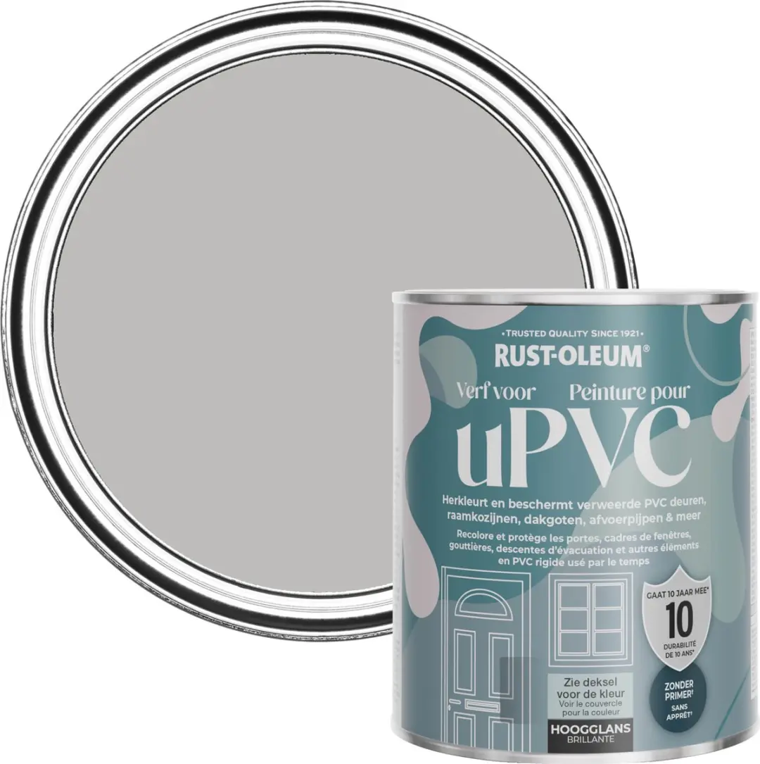 Rust-Oleum Lichtgrijs Hoogglans Verf 750ml