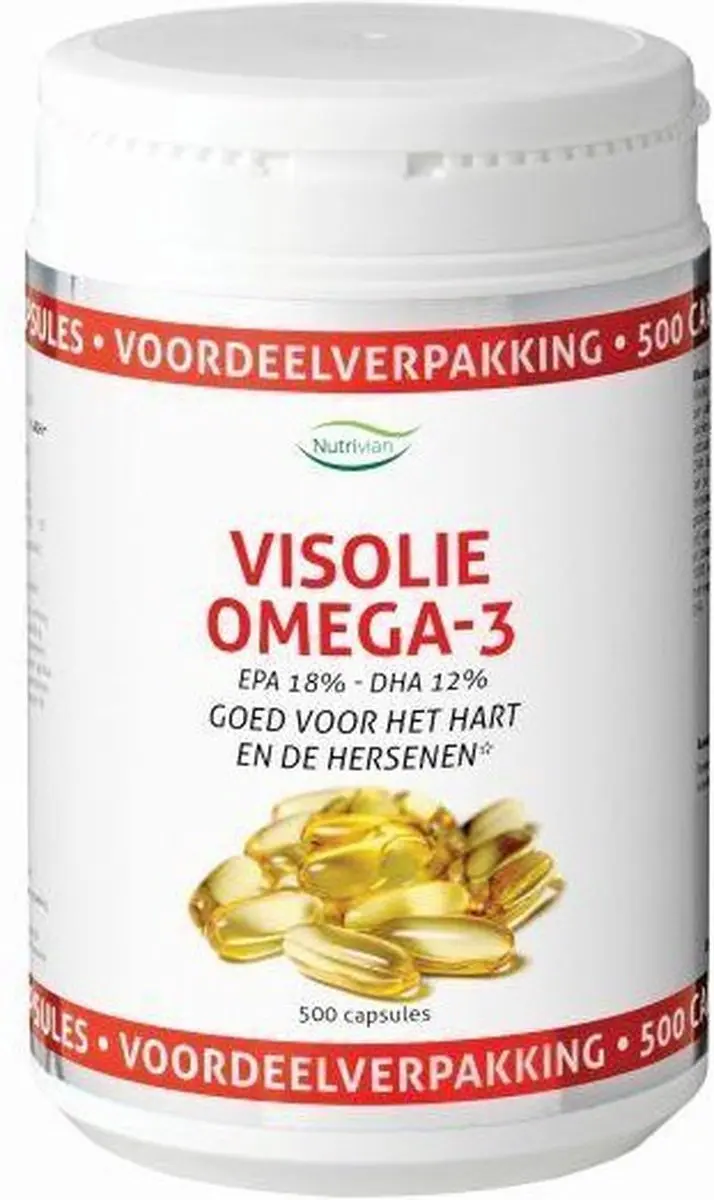 Nutrivian Visolie Omega 3 EPA/DHA 500 Capsules