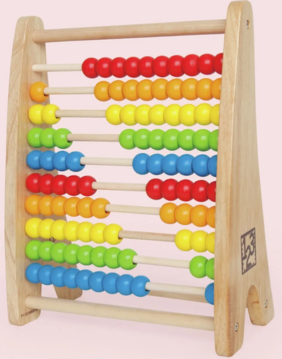 Hape Regenboog Kralen Telraam E0412
