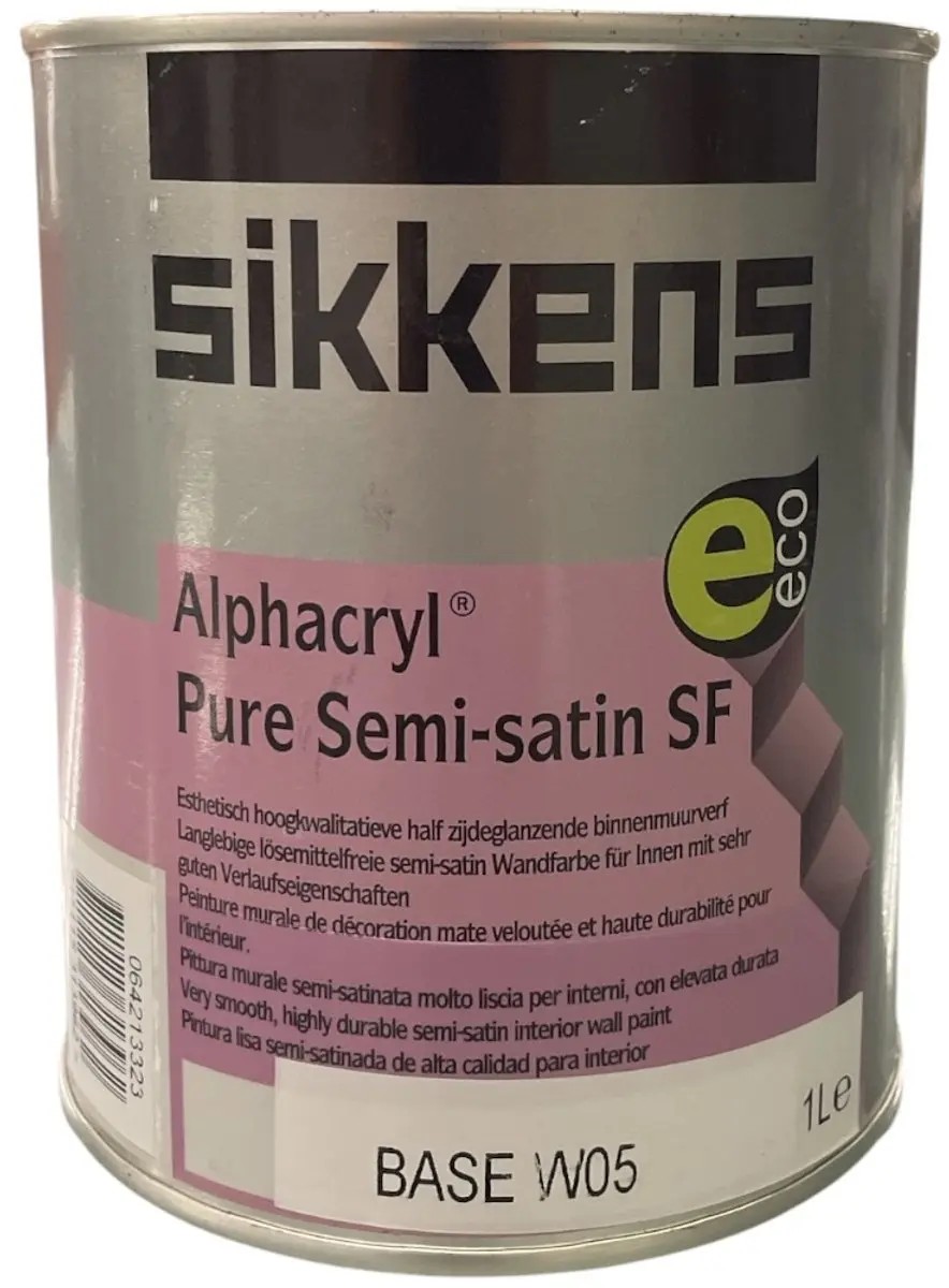 Sikkens Alphacryl Pure Semi Satin SF RAL 9010