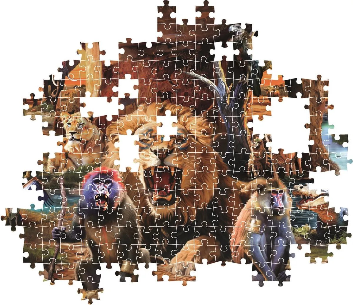 Clementoni Puzzel 1500 Stukjes Dieren Multikleur