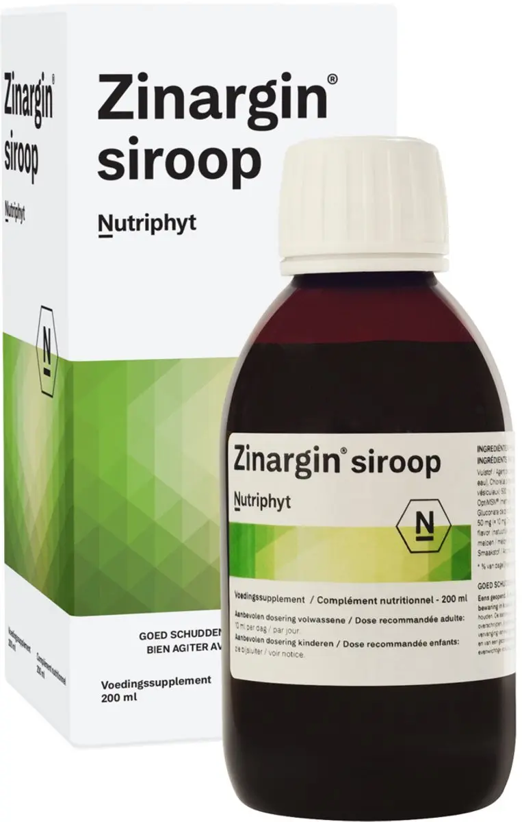 Nutriphyt Zinargin siroop - 200 ml