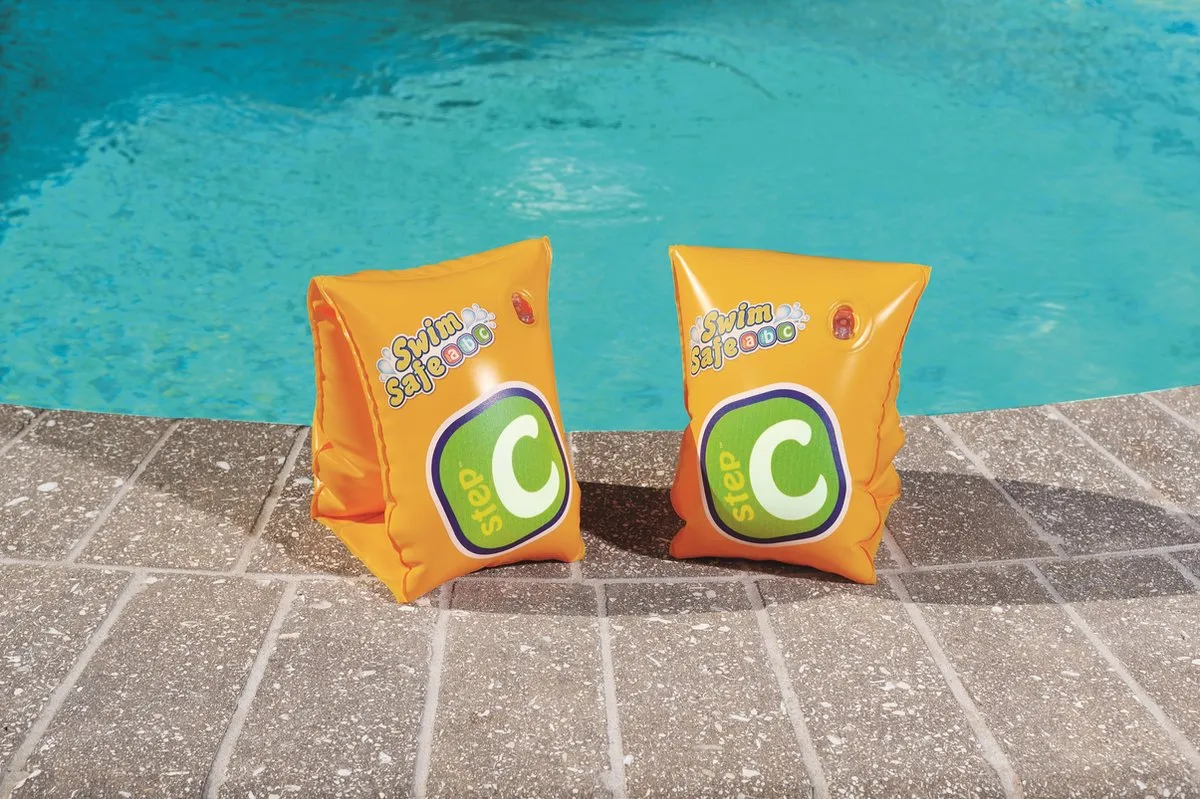 Bestway Swim Save Step Zwemarmbandjes 3-6jr - Kleurenmix - afbeelding 6 van 6