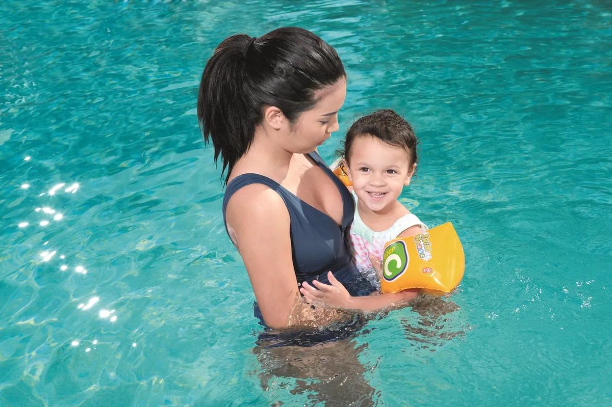 Bestway Swim Save Step Zwemarmbandjes 3-6jr - Kleurenmix