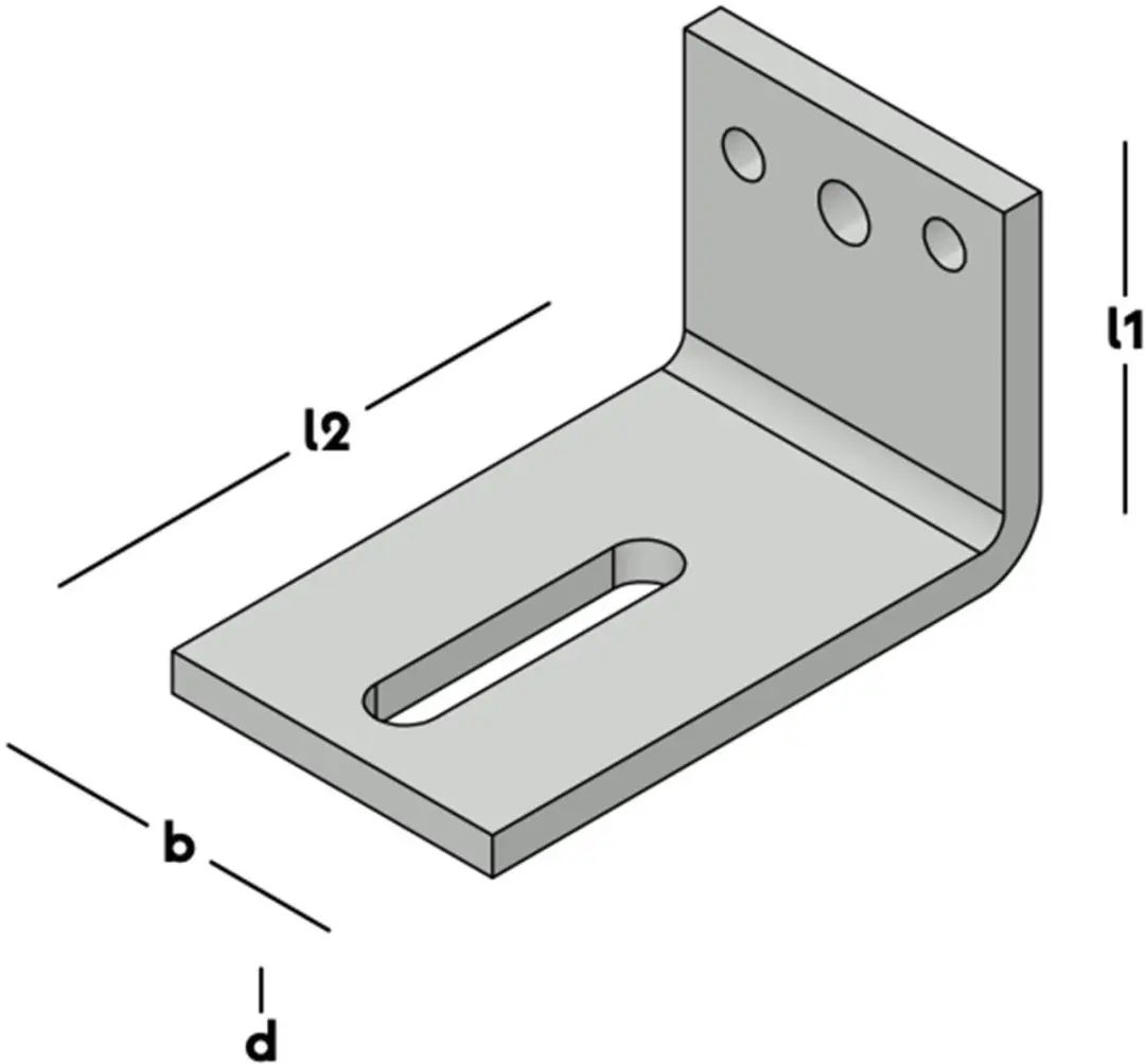 GB Hoekanker Zwaar 70x120mm Ice - 25 Stuks